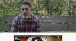 Desktop Screenshot of nickdolanmusic.com